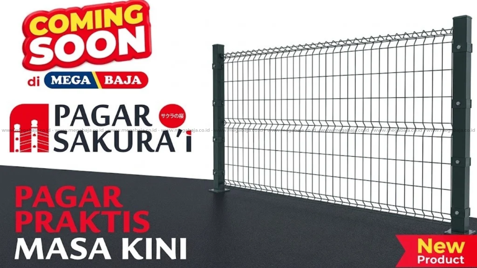 Bikin Properti Makin Aman dan Anti-Ribet! Pagar Sakura’i Segera Hadir di MEGA BAJA!