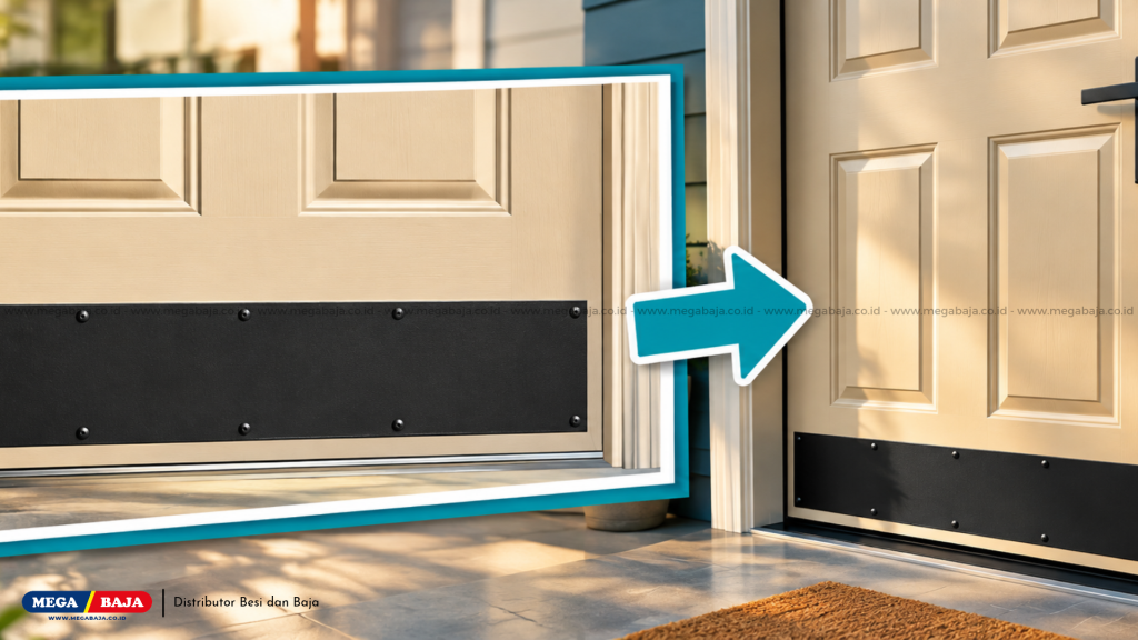 Bikin Pintu Awet Bebas Penyok! Yuk Mengenal Kick Plate dan Cara Memilihnya