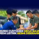 DAPAT SEPEDA LISTRIK GRATIS! Penyerahan Hadiah untuk Customer Mega Baja Cilegon !