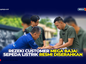DAPAT SEPEDA LISTRIK GRATIS! Penyerahan Hadiah untuk Customer Mega Baja Cilegon !