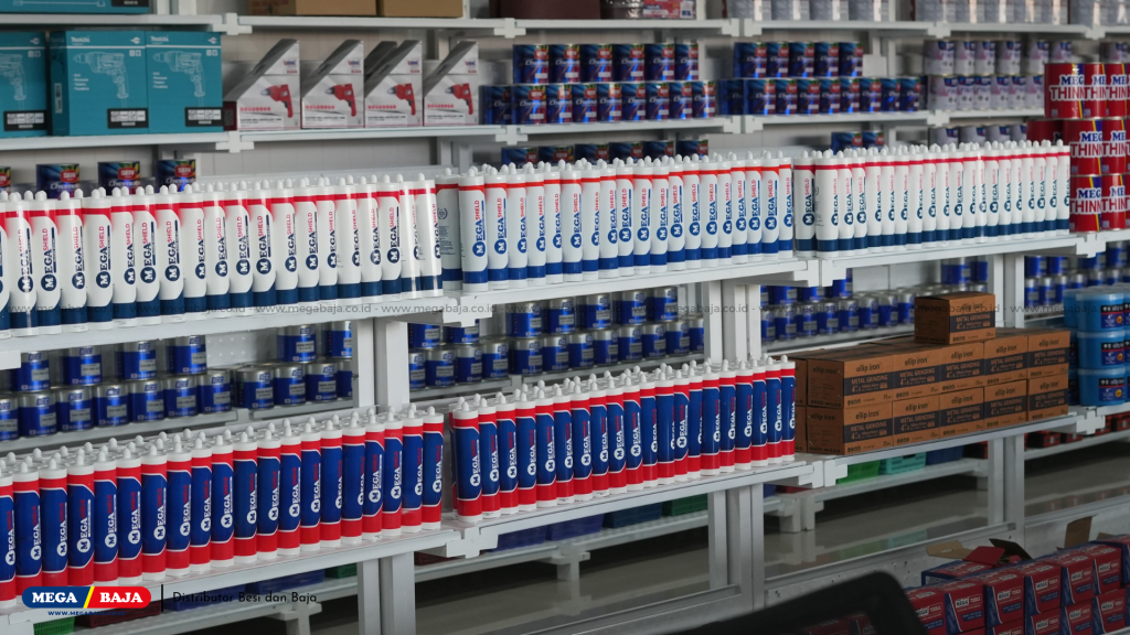STOK SEALANT MEGA SHIELD DI SALAH SATU CABANG MEGA BAJA - 1