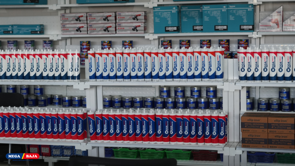STOK SEALANT MEGA SHIELD DI SALAH SATU CABANG MEGA BAJA - 2