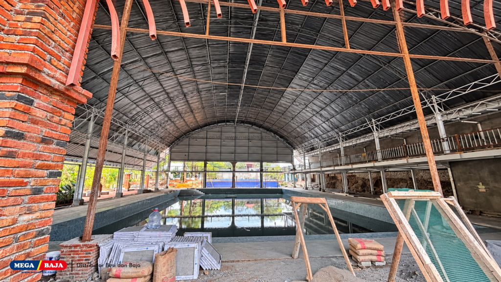 Proyek Kampung Turis Karawang - Kolam di Kampung Turis Karawang