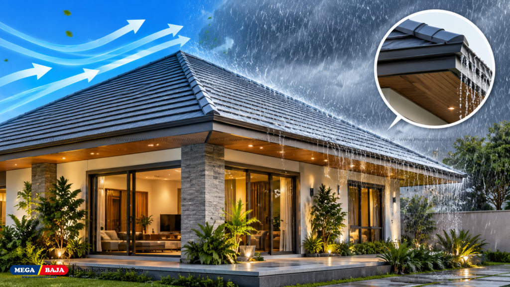 Atap Perisai atau Limas (Hip Roof) - Rumah Modern Yang Cantik