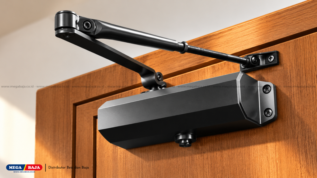 overhead door closer juga memiliki variasi lengan mekanis