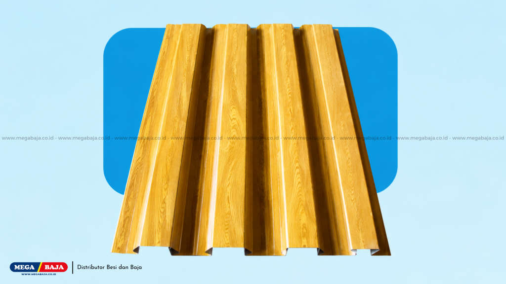 PLADIMET Orangewood : Pilihan warna kayu keemasan yang memberikan kesan cerah, segar, dan dinamis.