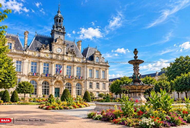 Balai Kota Limoges (Hôtel de Ville de Limoges) : Ikon Bersejarah Prancis yang Dilalap Si Jago Merah
