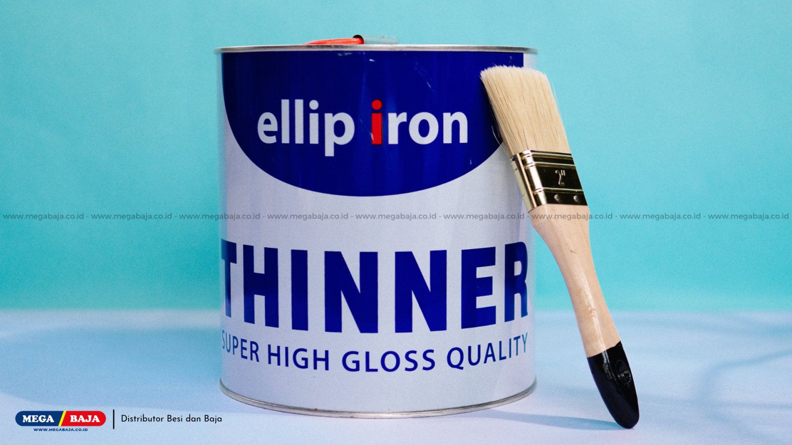 Thinner Ellip Iron Dari Mega Baja : untuk Kualitas Finishing Konstruksi Bangunan