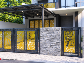 Rumah Impian Berkelas: Sentuhan Modern Laser Cutting Iron Art untuk Hunian Anda