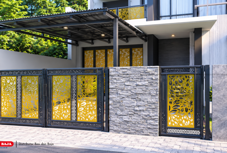 Rumah Impian Berkelas: Sentuhan Modern Laser Cutting Iron Art untuk Hunian Anda