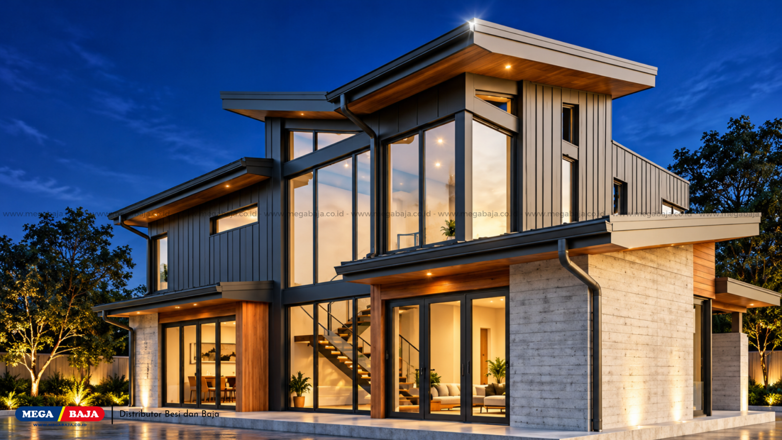 Talang Cordoba dari Mega Baja Sebagai Pilihan Cerdas Pembuangan Air Hujan Rumah Modern