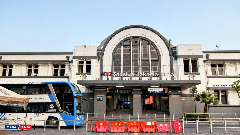 STASIUN JAKARTA KOTA : Art Deco & Estetika Konstruksi Klasik Batavia di Kota Tua Jakarta !