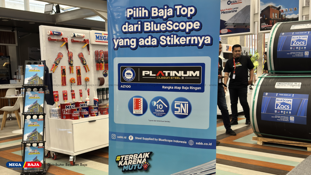 X Banner Mega Baja - Bluescope di PAMERAN DAGANG BSD CITY Juli 2026