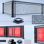 Inspirasi Elegan Teralis, Pagar, dan Balkon dengan Pipa Hexa & Laser Cutting Modern
