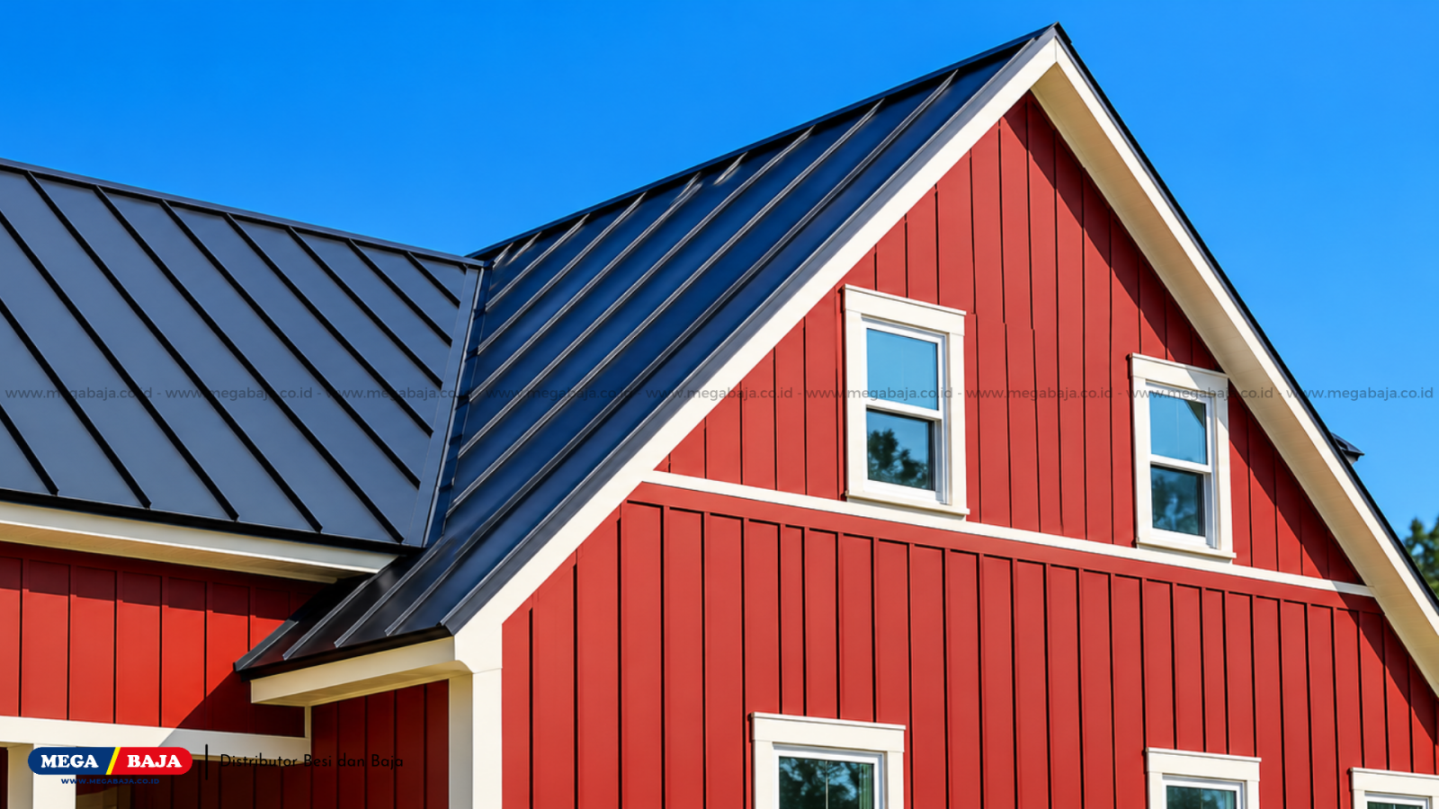 Atap Rumah Modern Bebas Bocor Bergaransi Masa Depan : Konstruksi Standing Seam