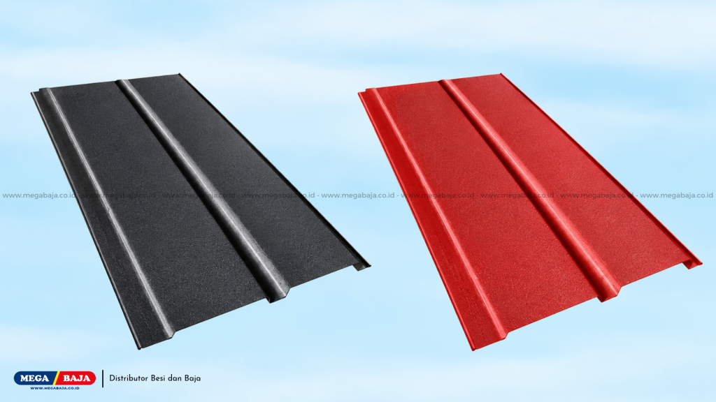 Pladimet Plafon Matte - Hitam Rokan Matte dan Merah Gaharu Matte.
