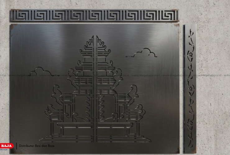 Balinese Style Bikin Rumah Makin Berjiwa Seni: Pagar Cantik Estetik degan Set Material Ellip Iron Art !