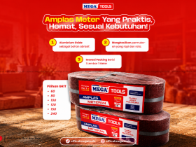MEGA TOOLS : Amplas Meteran dan Lainnya Pilihan Perangkat Abrasif dan Fastener Kualitas Andal
