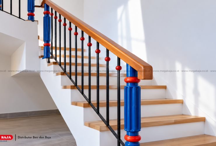 Bikin Rumah Aman dan Aesthetic dengan Railing Tangga yang Tepat dan sesuai Kesukaan