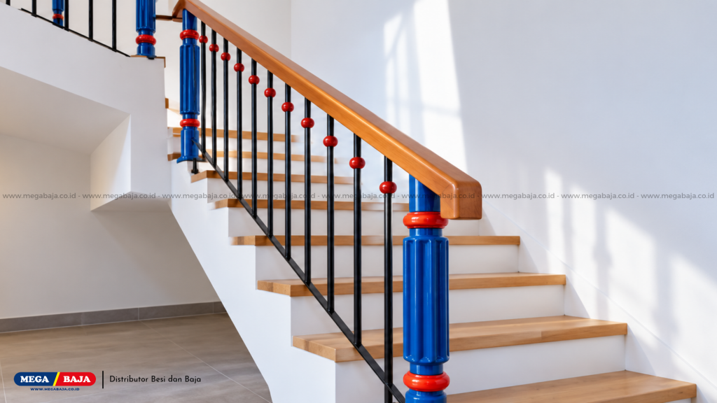 Bikin Rumah Aman dan Aesthetic dengan Railing Tangga yang Tepat dan sesuai Kesukaan