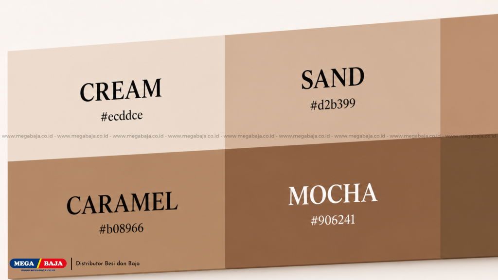 Perpaduan Palet Warna Warm Neutral