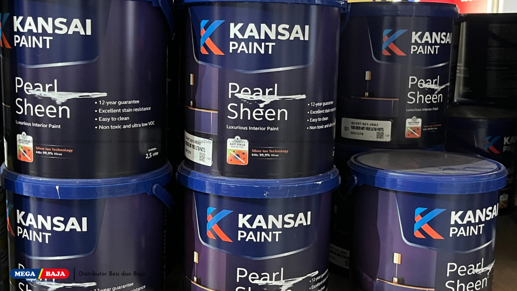 Kansai Pearl Sheen - Stok Cat di Mega Baja Warna